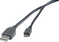 USB 2.0 Kabel, A an Mini B, 2 m