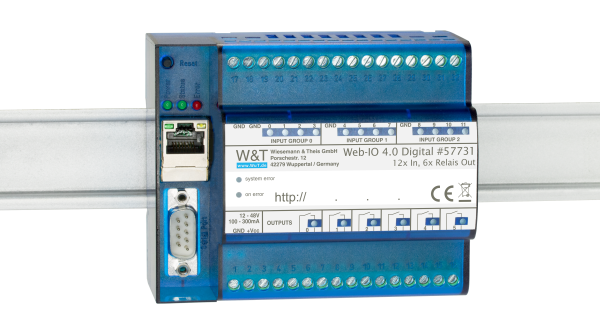 Web-IO 4.0 Digital 12xIn, 12xOut, 1xRS232