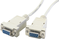 Serielles Nullmodem Kabel, Bu/Bu, 9 pol., 2 m